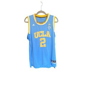 Adidas UCLA Bruins Lonzo Ball 2 Basketball Jersey Blue Gold Mens Medium PAC-12